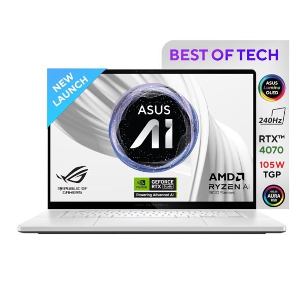 ASUSROG Zephyrus G16, 16" 2.5K OLED ROG Nebula Display, 240Hz 500 nits, AMD Ryzen AI 9 HX 370...