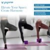 YOGARISE Anti-Slip Yoga Socks For Women, Anti-Skid Breathable & Moisture Wicking, Odour Free Ankle Length Cotton Socks with Rubber Soles for Men and Women, Ideal for Yoga/Pilates/Dance - Pack of 2 - Image 6