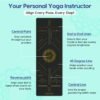 Wiselife Tru Alignment Yoga Mat + Sleek Yoga Strap For Men And Women (Probalance Tpe Material 6Mm Extra Thick Extra Long Extra Wide) (Charcoal), Black - Image 3
