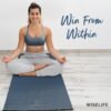 WiseLife Classic Yoga Mat + Sleek Yoga Strap for Men and Women | Extra Thick Extra Long Extra Wide Exercise floor mat for Gym, Workout, Home Fitness, Yoga and Pilates (10MM-Navy Blue) - Image 8