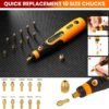 Verilux® 45pcs Mini Cordless Drill Machine, 900Ah USB Rechargeable 3 Speed Small Drill Machin... - Image 5