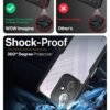 WOW IMAGINE Shock Proof Clear Back Case Mobile Cover for Xiaomi Redmi 13C 5G | Poco M6 5G (Hard | Hybrid PC + TPU | Full Armour Device & Camera Protection | Black) - Image 4
