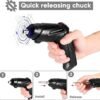 47 in 1 Electric Screwdriver| Cordless Drill Screwdriver Bits Set |Electric Portable Drill Dr... - Image 4