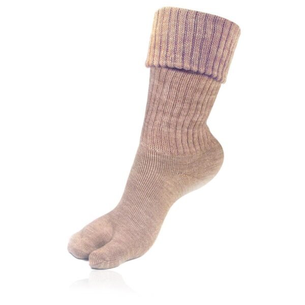 Bonjour Woolen Thumb Socks for Womens in Fawn ...