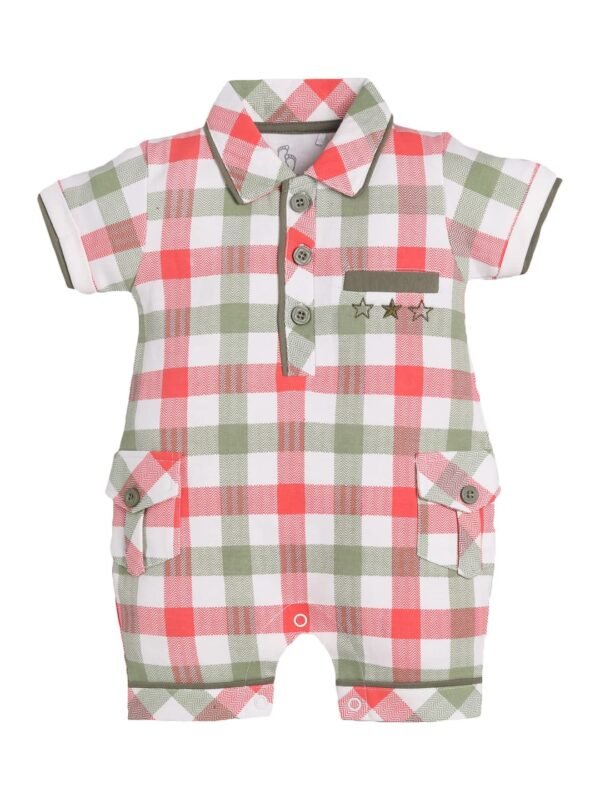 BabyGo Half Sleeves Baby Romper| 100% Cotton R...
