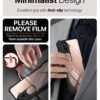 WOW IMAGINE Shock Proof Clear Protective Back Case for iQOO Z9s 5G | Vivo V40e 5G - AirEDGE Technology | 360 Degree Camera Protection | Transparent Hybrid Back Case Mobile Cover - Black - Image 6