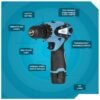 WONDERCUT WC-CDK1007B Cordless Screw Driver With Soft Grip/Drill,12V,18 Torque Setting, 2 Mod... - Image 6