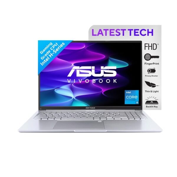 ASUS Vivobook 16, Intel Core i5-12500H 12th Gen, 16" (40.64 cm) FHD+, Thin and Light Laptop (...