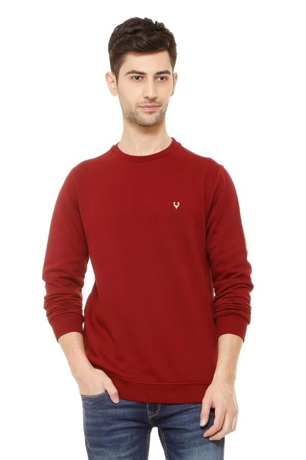 Allen Solly Men's Cotton Blend Casual Crew Nec...