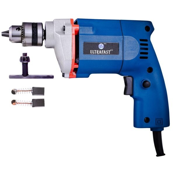 ULTRAFAST UF-10B 400W Electric Drill Machine 10mm Chuck Corded Constant 2600 RPM Drilling Spe...