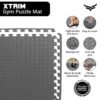 Xtrim Puzzle Exercise Mat (10mm) EVA Foam, Interlocking Tiles, Kids Play Mat, Protective Flooring for Home Gym Equipment, Interlocking Foam Mat for Gym - Image 2