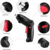 47 in 1 Electric Screwdriver| Cordless Drill Screwdriver Bits Set |Electric Portable Drill Dr... - Image 6
