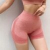 WNEEDU Women Gym Push Up Seamless Scrunch Butt Yoga Sport Fitness Workout High Waist Shapeware Short | Butt Lift Workout Athletic Tummy Stretchy Shorts for Women(Free Size)(S,M,L,XL) - Image 4