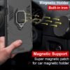 A rtistque Armor Bumper Back Case Cover for Vivo T3 Pro 5G / iQOO Z9s Pro 5G | Stylish Ring Holder & Inbuilt Stand | Shockproof TPU Protective Design | 360 Degree | Vivo T3 Pro 5g Back Cover - Black - Image 4