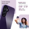 A rtistque Ultra Stylish Back Cover Case for Samsung Galaxy A35 5G | Premium Shockproof TPU | Protective Design | Samsung A35 5G Back Cover - Purple - Image 2