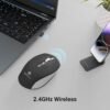 ZEBRONICS Zeb-Jaguar Wireless Mouse, 2.4GHz with USB Nano Receiver, High Precision Optical Tr... - Image 2