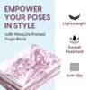 WiseLife Wine Marble Print Yoga Blocks | Yoga Bricks (Pack of 2, Extra Large Size), High Density Premium TPE Foam Material, Soft Surface, Triple Layer for Optimum Balance, Support & Cushion - Image 3