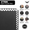 Xtrim Puzzle Exercise Mat (10mm) EVA Foam, Interlocking Tiles, Kids Play Mat, Protective Flooring for Home Gym Equipment, Interlocking Foam Mat for Gym - Image 2