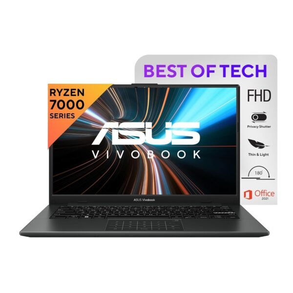 ASUS Vivobook Go 14, AMD Ryzen 3 7320U, Thin and Light Laptop, 14" (35.56 cm) FHD, (8 GB RAM/...
