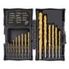 amazon basics High Speed Steel Drill Set for Metal, Wood, & Plastic, 14 Pieces, 1.5 - 10mm, S... - Image 3