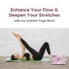 WiseLife Wine Marble Print Yoga Blocks | Yoga Bricks (Pack of 2, Extra Large Size), High Density Premium TPE Foam Material, Soft Surface, Triple Layer for Optimum Balance, Support & Cushion - Image 5
