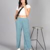 Alan Jones Clothing Women's Solid Stretch Waff... - Image 2