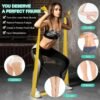 Wearslim Resistance Bands Exercise Elastic Bands Latex Bands for Pilates Yoga Phycial Therapy Rehab Home Gym Workout Fitness, Workout Loops for Booty, Glute, Leg & Thigh Exercising (1.5 Meter Yellow) - Image 2