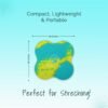 WISELIFE 16MM Knee & Elbow Cushion Pad - Aqua Yellow (Set of 2) | High Density Premium ECO TPE Foam Material | Extra Cushion, Professional Grip & | Support for Knees, Hands, Wrists, and Elbows | Planks, Pushups, Yoga, Meditation, Pilates, Exercise & Workout - Image 2