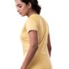 Womink Women's Sports T-Shirt I Elastane Stretch Regular Fit Solid Round Neck Short Sleeve Tshirts I Anti-Bacterial, Quick Drying I Tees for Running Yoga Gym Workout Girls & Women - Image 4