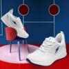 BRUTON EVA Lite Sports Running,Walking & Gym, School Shoes Lightweight Extra Jump Casual Sneaker Lace-Up Shoes for Men's & Boy's - White - Image 2