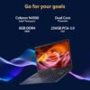 ASUS Vivobook Go 14 (2023), 14" (35.56 cm) FHD (1920 x 1080) 16:9, Intel Celeron N4500, Thin ... - Image 3