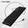 Zebronics ZEB-KM2100 Multimedia USB Keyboard Comes with 114 Keys Including 12 Dedicated Multi... - Image 5