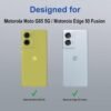 Zapcase Back Case Cover for Motorola Moto G85 5G | Compatible for Motorola Moto G85 5G Back Case Cover | Case Cover with Camera Protection | (TPU + PC | Translucent Purple) - Image 2
