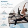 YOGARISE Anti-Slip Yoga Socks For Women, Anti-Skid Breathable & Moisture Wicking, Odour Free Ankle Length Cotton Socks with Rubber Soles for Men and Women, Ideal for Yoga/Pilates/Dance - Pack of 2 - Image 5