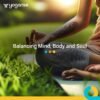 Yogarise 8mm Dual Yoga Mat with Bag & Strap, Yoga Mat for Women & Men, Premium TPE Material Extra Thick Exercise Yoga Mat for Workout, Yoga, Fitness, Exercise Mat Anti Slip Mat, Yoga Mat Gym Mat (Light & Dark Blue) - Image 3