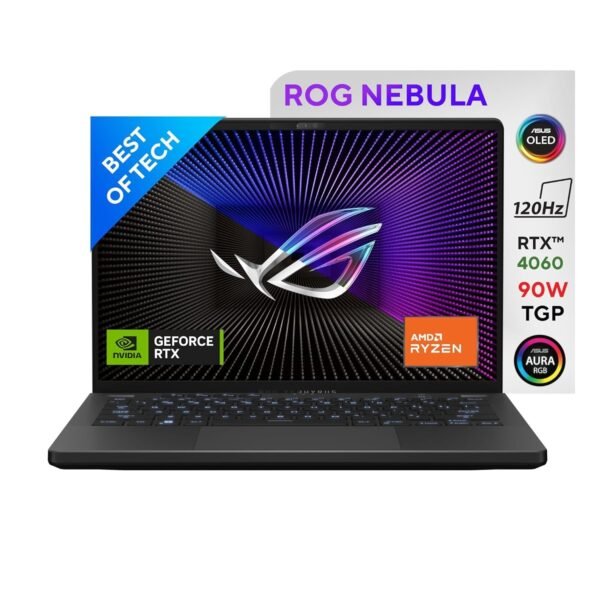 ASUS ROG Zephyrus G14, 14" 3K OLED 120Hz 500nits, AMD Ryzen 9 8945HS Processor, Gaming Laptop...