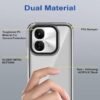 Zapcase Back Case Cover for iQOO Z9x 5G | Compatible for iQOO Z9x 5G Back Case Cover | Case Cover with Camera Protection | (TPU + PC | Translucent Black) - Image 6
