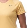 Womink Women's Sports T-Shirt I Elastane Stretch Regular Fit Solid Round Neck Short Sleeve Tshirts I Anti-Bacterial, Quick Drying I Tees for Running Yoga Gym Workout Girls & Women - Image 3