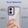 Zapcase Back Case Cover for Motorola Moto G85 5G | Compatible for Motorola Moto G85 5G Back Case Cover | Case Cover with Camera Protection | (TPU + PC | Translucent Purple) - Image 6