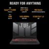 ASUS TUF Gaming A15, AMD Ryzen 7 7435HS, 15.6-inch FHD 144Hz, Gaming Laptop (16GB/512GB SSD/N... - Image 2
