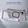 Zapcase Back Case Cover for Motorola Moto G85 5G | Compatible for Motorola Moto G85 5G Back Case Cover | Case Cover with Camera Protection | (TPU + PC | Translucent Purple) - Image 5