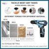 WONDERCUT WC-CDK1007B Cordless Screw Driver With Soft Grip/Drill,12V,18 Torque Setting, 2 Mod... - Image 3