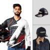 WANDERLOOMS Biker Rider Jersey & Cap Combo for... - Image 6