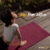 Wiselife Tru Body Alignment Yoga Mat + Sleek Yoga Strap For Men And Women | Non-Slip Textured Extra Wide & Thick | Pro Balance Tpe Exercise Mat For Home, Pilates, Gym & Fitness (6Mm, Wine) - Image 8
