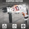 BUILDSKILL Impact Drill Machine 800W, 0-3000 RPM, 13mm Keyless Chuck, 2 Modes, Reverse/Forwar... - Image 2