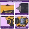 Asian Paints TruCare Cordless drill 21V, 10mm Chuck with 2000mAh battery, Convenient and Easy... - Image 3