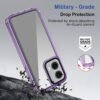 Zapcase Back Case Cover for Motorola Moto G85 5G | Compatible for Motorola Moto G85 5G Back Case Cover | Case Cover with Camera Protection | (TPU + PC | Translucent Purple) - Image 3