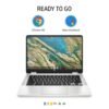 (Refurbished) HP Chromebook Intel Celeron N4120 35.6cm(14 inches) Micro-Edge, Touchscreen Lap... - Image 5