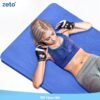 ZETO Yoga Mat for Women and Men, 10 mm Extra Thick NBR Material, Workout Mat, Fitness, Exercise Mat for Home, Anti Slip Mat, Gym Mat, Soft Cushioning, Size 73 X 24 Inch (Blue) - Image 2