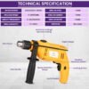 Asian Paints Trucare Impact Drill 13mm 550W| For Home & DIY Use - Image 2